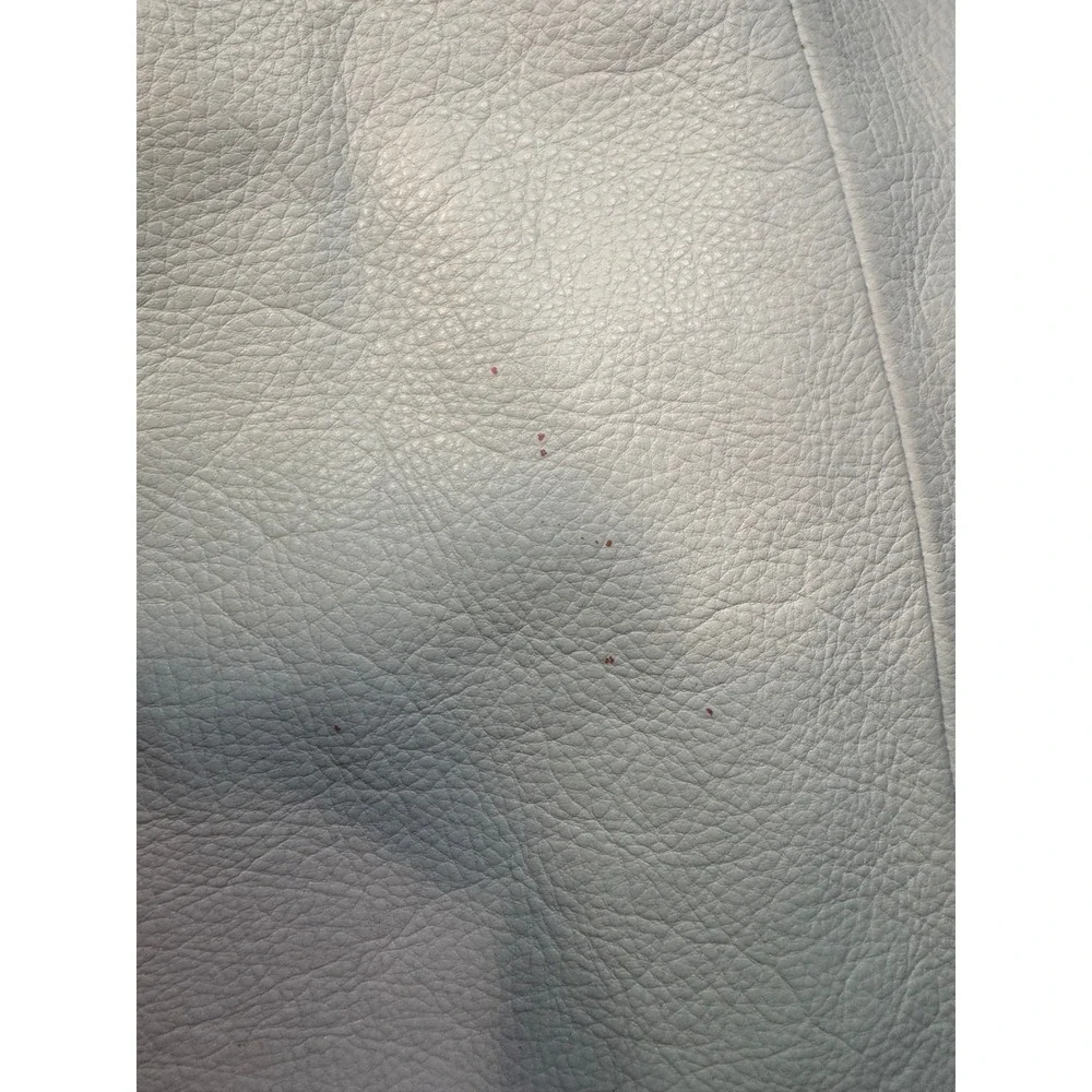 Margot Cream Tan Pebbled Genuine Leather Hobo Tote Bag Gold Hardware Large